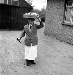 Occupation: Baker: Teddy Tonge - The muffin man of Reading seen here making