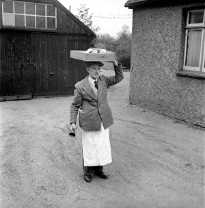 Occupation: Baker: Teddy Tonge - The muffin man of Reading seen here making