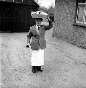 Occupation: Baker: Teddy Tonge - The muffin man of Reading seen here making