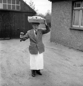 Occupation: Baker: Teddy Tonge - The muffin man of Reading seen here making