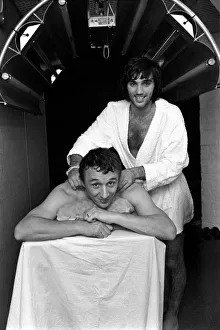 The odd player out when Manchester City players triped down to a Manchester sauna bath