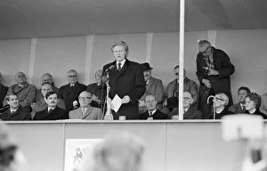Official Opening of M4 Motorway by Conservative Junior Minister Michael Heseltine