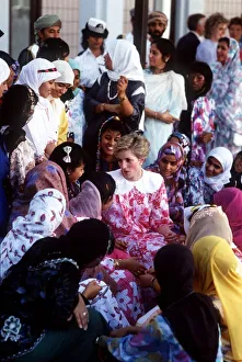 Middle East Prints: Official Visit Of Prince Charles Of Wales And Princess Diana to Oman in the Middle East