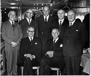 Officials of Liverpool Football Club pictured at a luncheon given for them by the Press