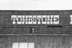 Wild West Prints: OK Corral, Tombstone the site of the famous gunfight in which Deputy U. S
