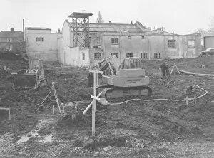 Building Site Prints: The old Co-Op diary being demolished in 1978 to make way for the new Herald Express