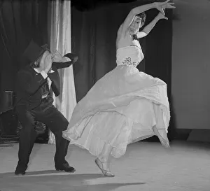 The Old Dandy (Ernest Berk) is the big intruder to the ballet mistress (Lottie Berk