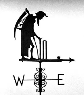 Old Father Time weather vane at Lords cricket ground donated to MCC