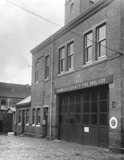 Fire Station Prints: Part of the old fire bridage headquarters in Rugby which will be let for commercial