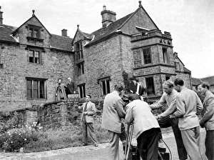The old mansion where Florence Nightingale lived near Matlock in the background of this