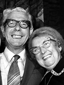 Glasses Prints: Old People - Fred Paton and Kitty Gallagher at the St Mungos Old Folks Club