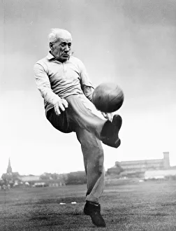 Field Prints: Old People Joe Ridsdale gets a big kick out of playing football even aged 76