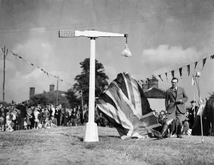 Bunting Prints: The old sport of tilting at the Quintain, one popular throughout medieval England