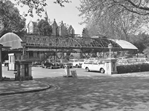 Bygones Prints: The old Torquay coach station shelter being dismantled in May 1971