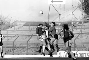 Oldham 3 v. Newcastle United 1. Division 2 Football October 1981 MF04-13-115