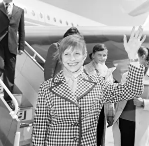 Gymnast Prints: Olga Korbut, Olympic Gymnast, pictured with Soviet Union Gymnastics Team