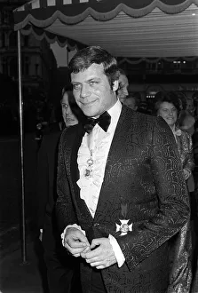Oliver Reed March 1974 arrives for the Royal Premiere of the Three Musketeers