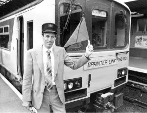 00359 Prints: Olympic athlete Mike McLeod dubbed the Elswick Express could not keep pace for once when