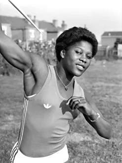 Olympic and Commonwealth Javelin thrower Tessa Sanderson of Wednesfield, Staffs