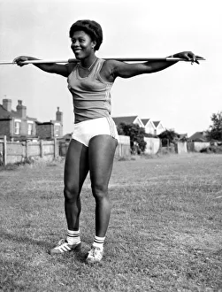 Olympic and Commonwealth Javelin thrower Tessa Sanderson of Wednesfield, Staffs