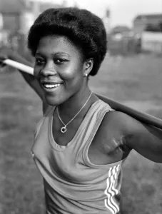 Olympic and Commonwealth Javelin thrower Tessa Sanderson of Wednesfield, Staffs