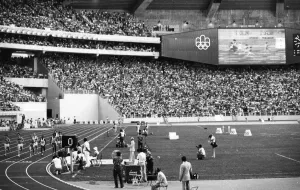 Olympic Games 1976. A general view of the Olympic Stadium in Montreal. July 1976
