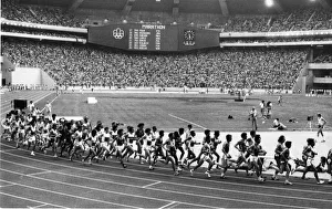 Olympic Games 1976 The start of the Marathon at the Montreal Games July 1976