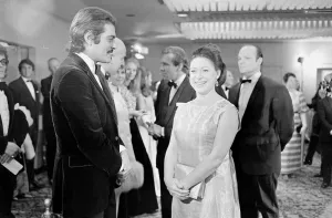Margaret Prints: Omar Sharif with Princess Margaret at the premier of MacKennas Gold