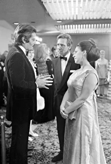Omar Sharif with Princess Margaret at the premier of MacKennas Gold