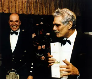 Whiskey Prints: Omar Sharif visits The Macallan Malt Whisky Distillery PLant