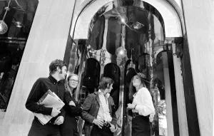 The opening of the Chelsea Drugstore in the Kings Road London