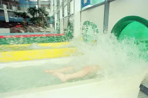 Opening of Wet N Wild indoor water park situated in North Shields, Tyne and Wear, England