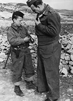 Operating with the partisans in Yugoslavia are numbers of RAF personnel