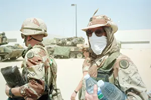 Gulf War Prints: Operation Desert Shield, US Military forcesin the Middle East, August 1990