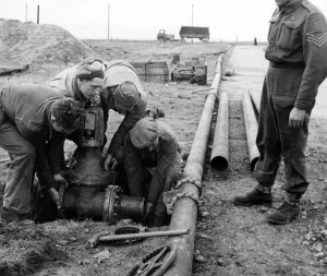 Ocean Prints: Operation Pluto (pipe-lines under the ocean). First pictures