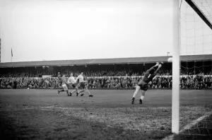 Osbourne saves Brogans shot. December 1969 Z12046-007
