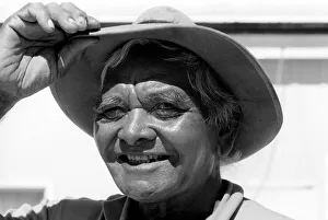 Outback: Rural: Marble Bar Western Australia: Marble Face - 64 year old Paddy Blair