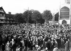 Outstanding VE Day scenes in Coventry were preserved for records of history by an