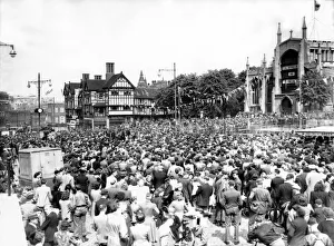 Outstanding VE Day scenes in Coventry were preserved for records of history by an