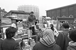 Markets Prints: The Oval Sunday Market Circa May 1970 Kitchenware stall