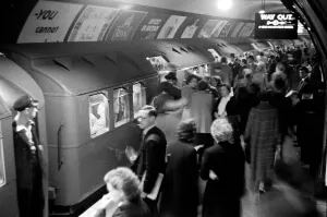 Overcrowding on the Central Line platform during the rush hour at Liverpool Street