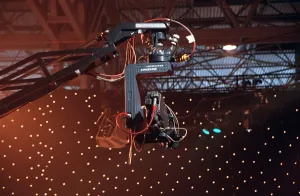 00187 Prints: Overhead Boom Television Camera at the Tomorrows World Studios NEC Birmingham