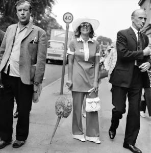 Oversized hats on display on the first day of Royal Ascot June 1970 70-05824-006