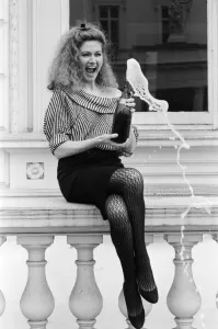 Owner of the Pineapple Dance Studios Debbie Moore celebrates after being named