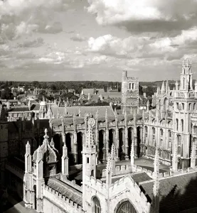Square Prints: Oxford College University of Oxford Dreaming gleaming spires Fluffy