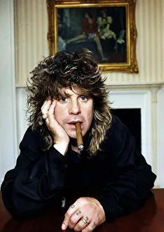 Ozzy Osbourne rock singer with the rock group Black Sabbath May 1988