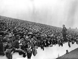 Packing the crowd Maine road for Derby'match between Manchester City