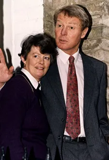 Tired Prints: Paddy Ashdown MP and wife Jane outside their Kennington home after reports of his affair