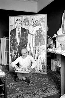 Painting of Lord Lucan. Well known painter and Royal Academician has just completed an