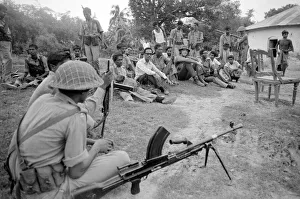 Pakistan - Bangladesh Civil War June 1971 A large area of East Pakistan